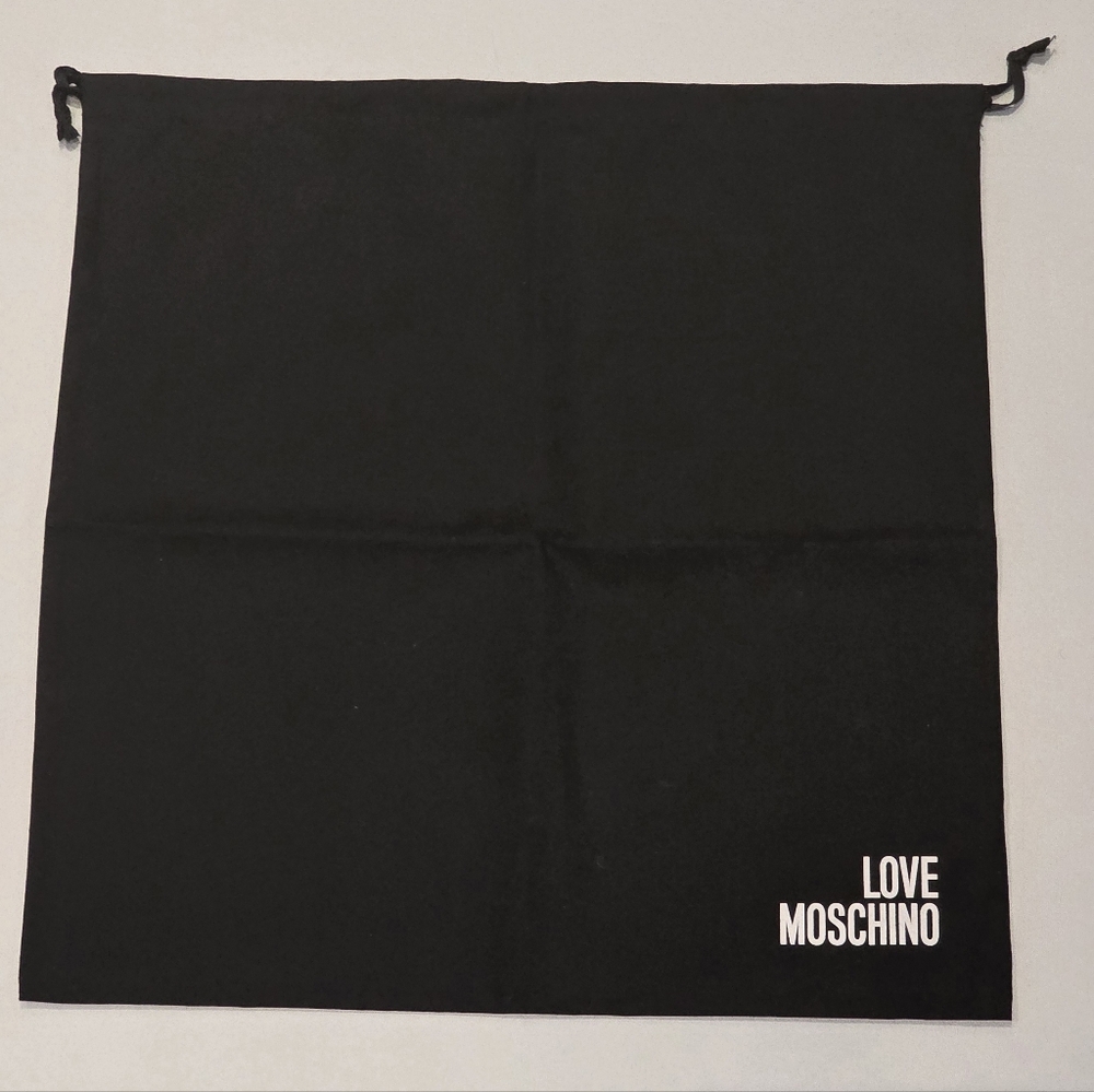 Love Moschino Black Drawstring Dust Bag (Size 14.5" x 15")